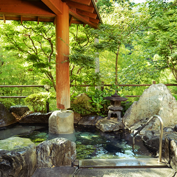 老神温泉穴原湯東秀館露天風呂