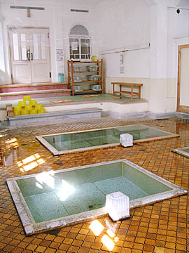 Sekizenkan Genrokunoyu bathing room, Shima Onsen