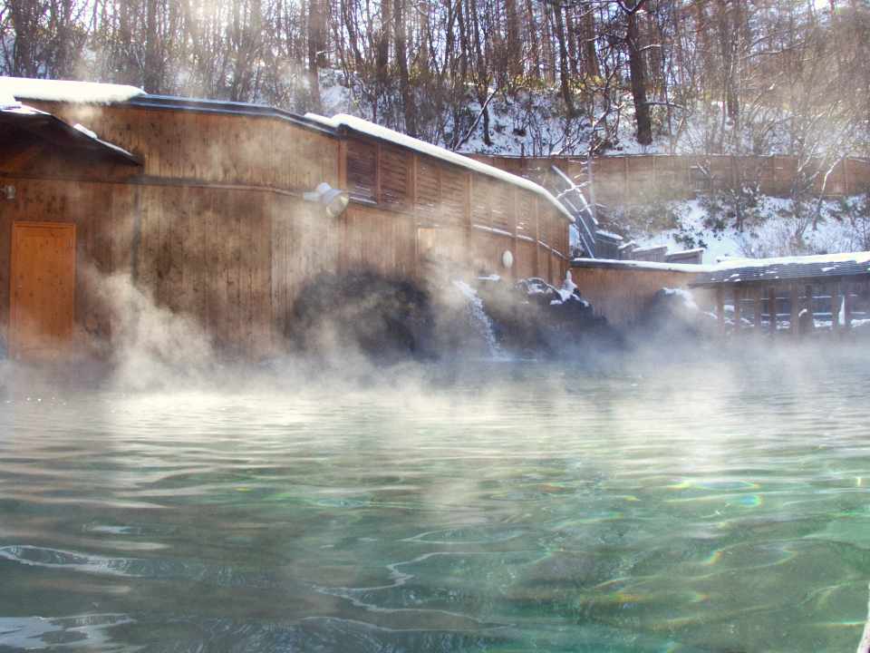草津温泉西の河原露天風呂
