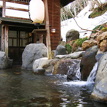 Kaikake Onsen open-air bath