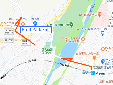 Map of Hottarakashi-onsen