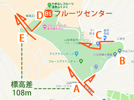 Map of Hottarakashi-onsen