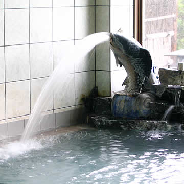 はやぶさ温泉湯口