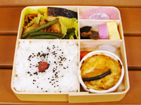 The whole of Bento of Kofu Station