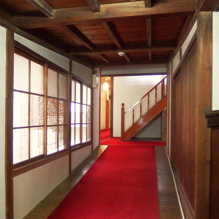浅間温泉目之湯紫山楼廊下